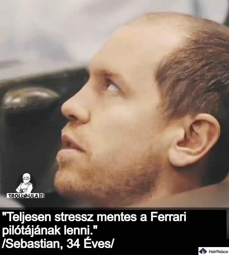 sebastian vettel kopaszon